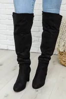 Penelope Knee High Boots Black