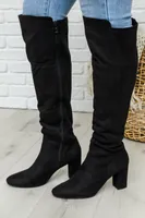 Penelope Knee High Boots Black
