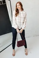 Playing Plaid Top