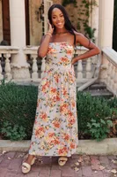 Romantic Roses Maxi Dress Lavender