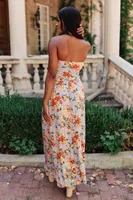 Romantic Roses Maxi Dress Lavender