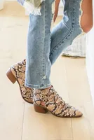 Sadie Ankle Boots Snakeskin