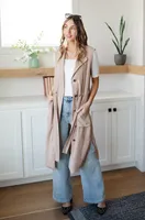 Small Talk Sleeveless Cardigan