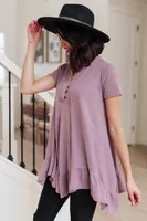 Sweet Breeze Tunic Dress Lavender