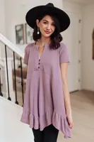 Sweet Breeze Tunic Dress Lavender