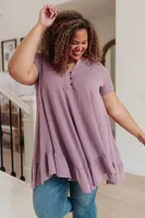 Sweet Breeze Tunic Dress Lavender