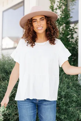 Tiered Top White