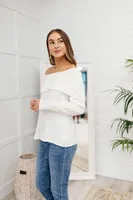 Top Tier Sweater Ivory