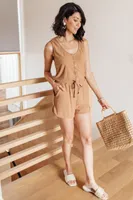 Wanderlust Romper Mocha