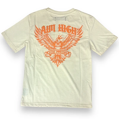 Rebel Minds Kids 'Aim High' T-Shirt (Cream) 841-B103