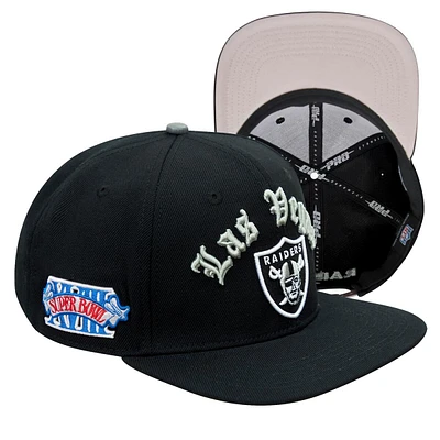 Las Vegas Raiders Old English Snapback (Black) FOR741966