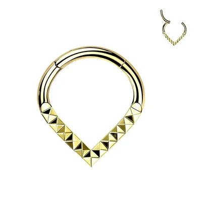 PREMIUM Triangle Segment Ring 16g