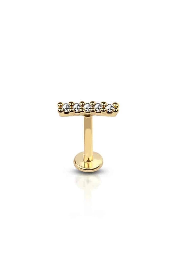 PREMIUM Crystal Bar Flat Back 16g