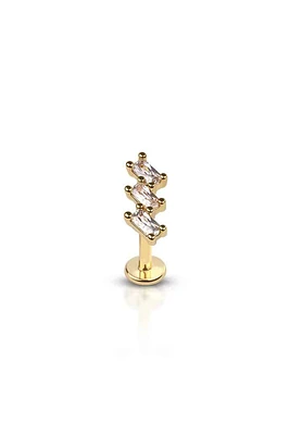 PREMIUM Tiered Rectangle Flat Back 16g