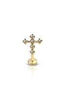 PREMIUM Crystal Cross Flat Back 16g