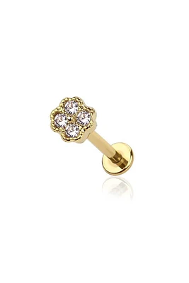 PREMIUM Claw-Set Crystal Clover Flat Back 16g