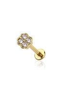 PREMIUM Claw-Set Crystal Clover Flat Back 16g