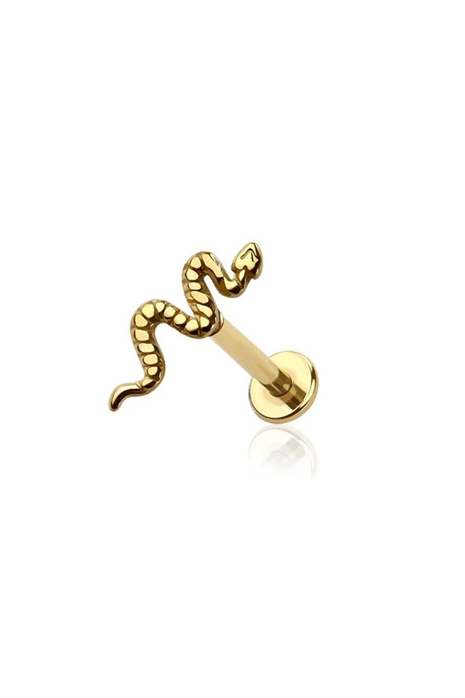 PREMIUM Coiled Snake Flat Back 16g
