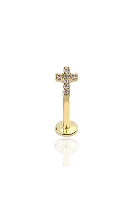PREMIUM Traditional Crystal Cross Flat Back 16g