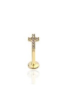 PREMIUM Traditional Crystal Cross Flat Back 16g