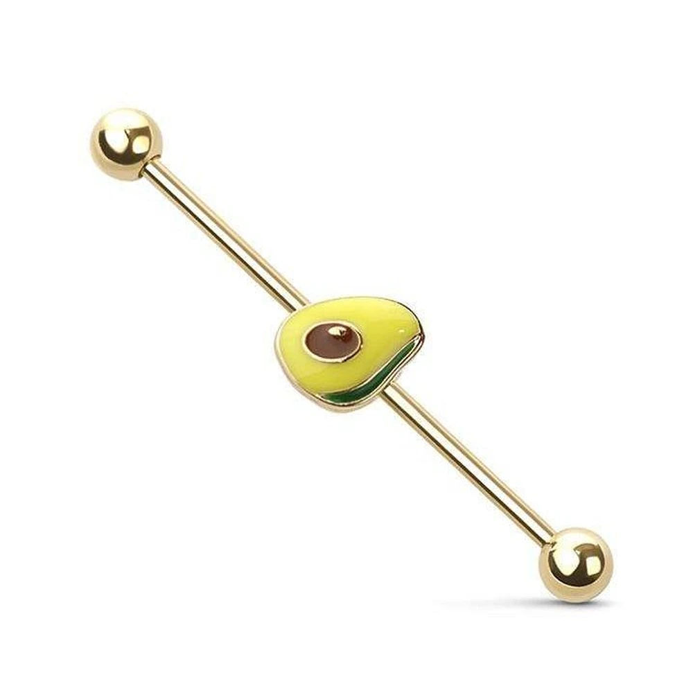 Premium Avocado Industrial Barbell 14g