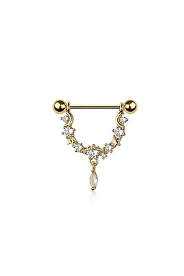 Crystal Constellation Nipple Shield 14g