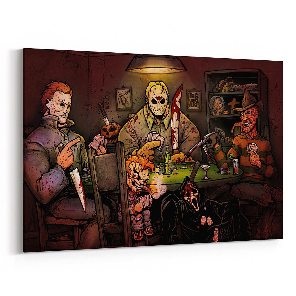 Slasher's Playing Poker