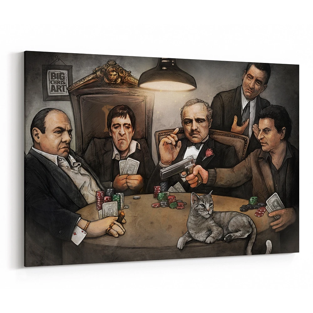Gangster's Playing Poker
