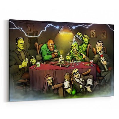 Monster's Playing Poker