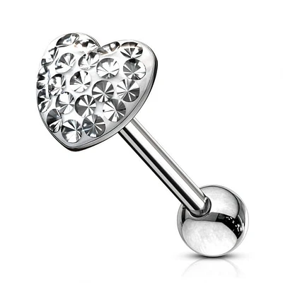 Ferido Heart Straight Barbell 14g
