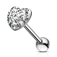 Ferido Heart Straight Barbell 14g