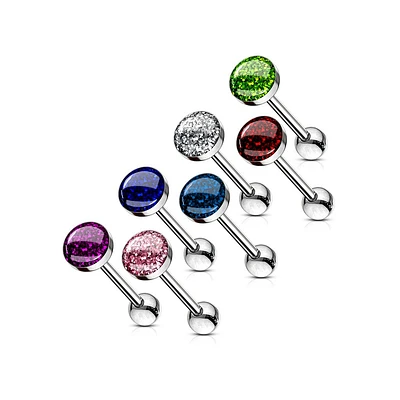 Sparkle Tongue Barbell 14g