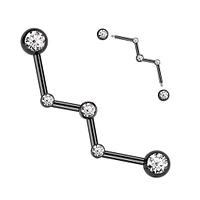 PREMIUM Constellation Industrial Barbell 14g
