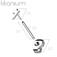 PREMIUM Lightning Bolt Studs