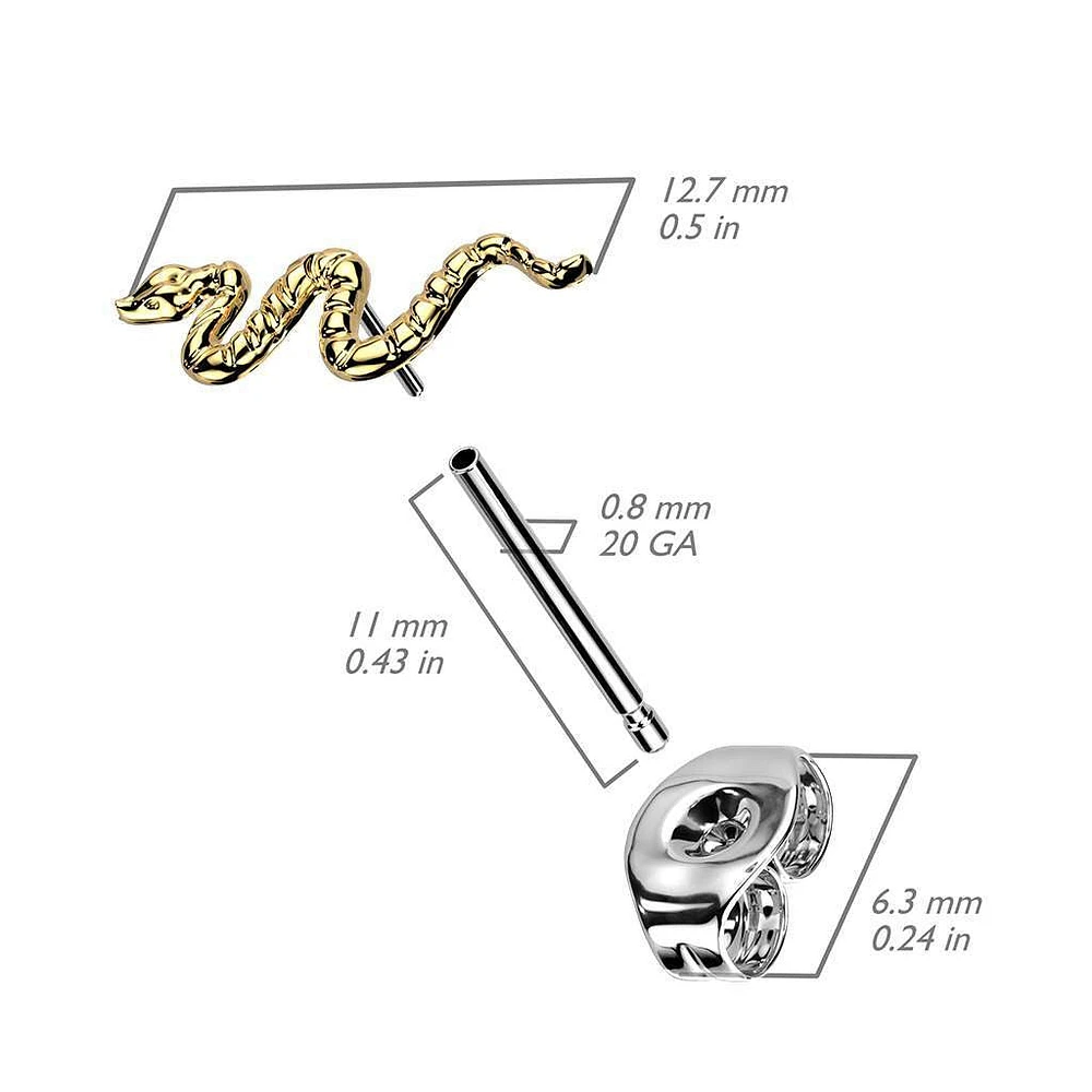 PREMIUM Snake Studs