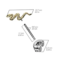 PREMIUM Snake Studs