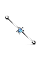 PREMIUM Sea Turtle Industrial Barbell 14g
