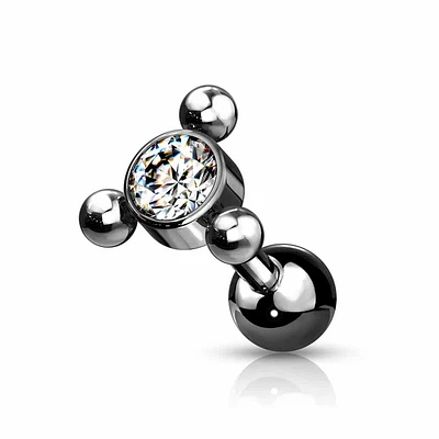 PREMIUM Bead + Crystal Ball Back 16g