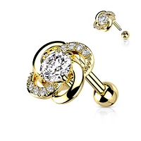 PREMIUM Channel-Set Flower Ball Back 16g
