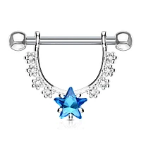 Claw-Set Star Nipple Shield 14g