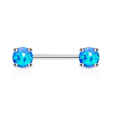 Opal Nipple Ring 14g