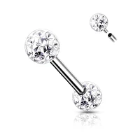 Internally Threaded Ferido Nipple Barbell 14g