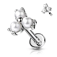 PREMIUM Pearl Triangle Flat Back 16g