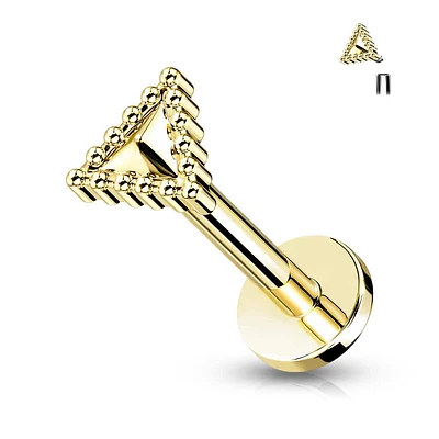 PREMIUM Framed Triangle Flat Back 16g
