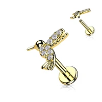 PREMIUM Crystal Hummingbird Flat Back 16g