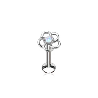 PREMIUM Hollow Flower Opal Flat Back 16g