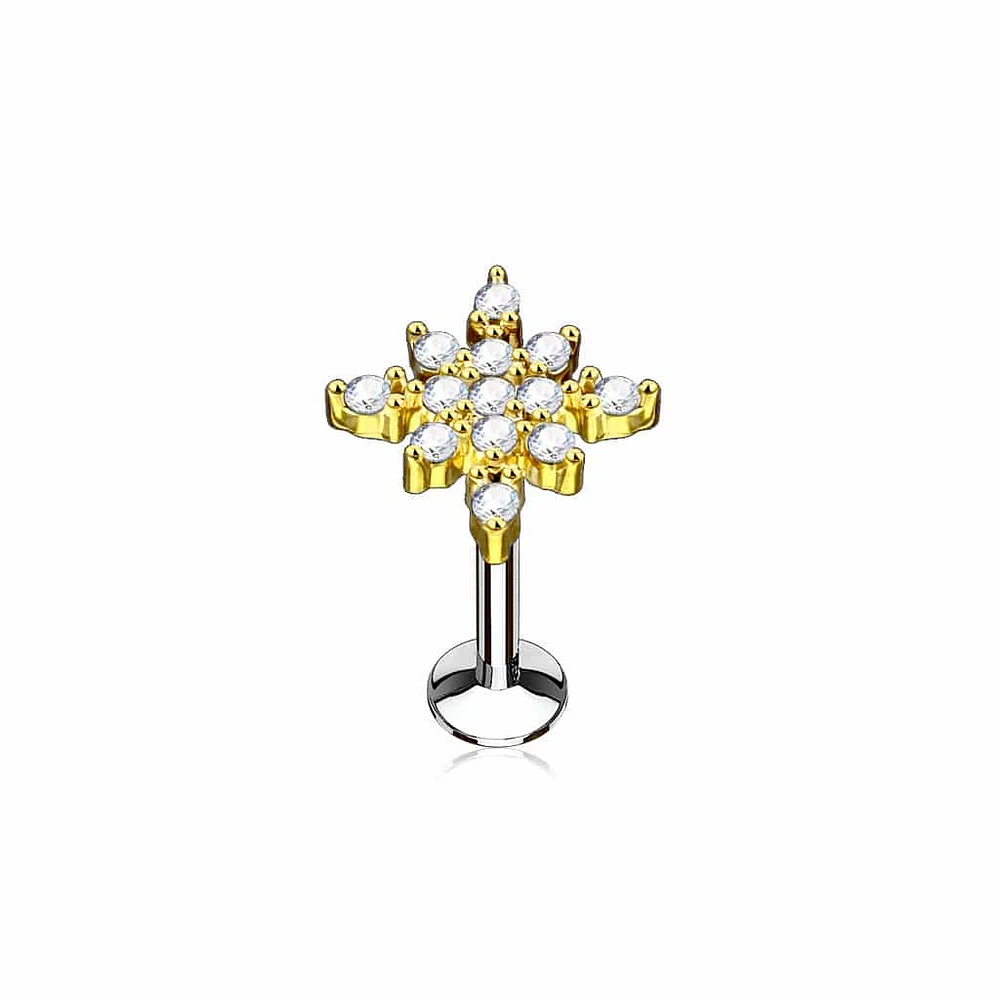 PREMIUM Crystal Starburst Flat Back 16g