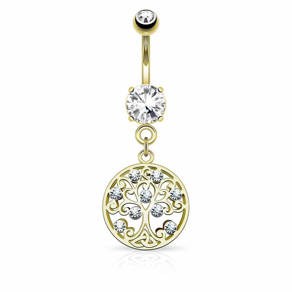 Tree of Life Navel Dangle 14g