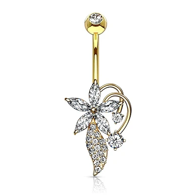 Lily Navel Barbell 14g