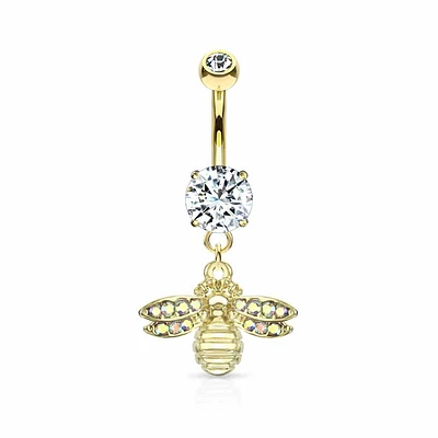 Bumble Bee Navel Dangle 14g